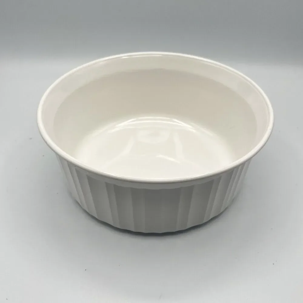 Vintage Corning Ware F-5-B French White 1.6 L Casserole Dish with No Lid